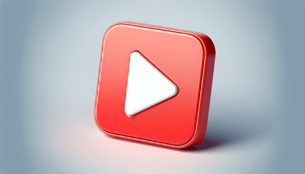 Raudonas mygtukas youtube video mygtukas
